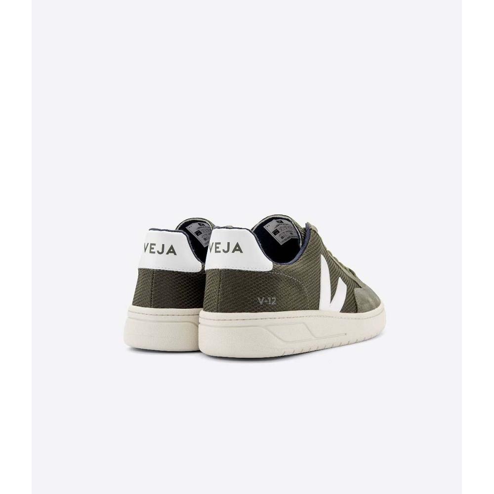 Veja V-12 B-MESH Joggesko Dame Olivengrønne | NO 672JPQ